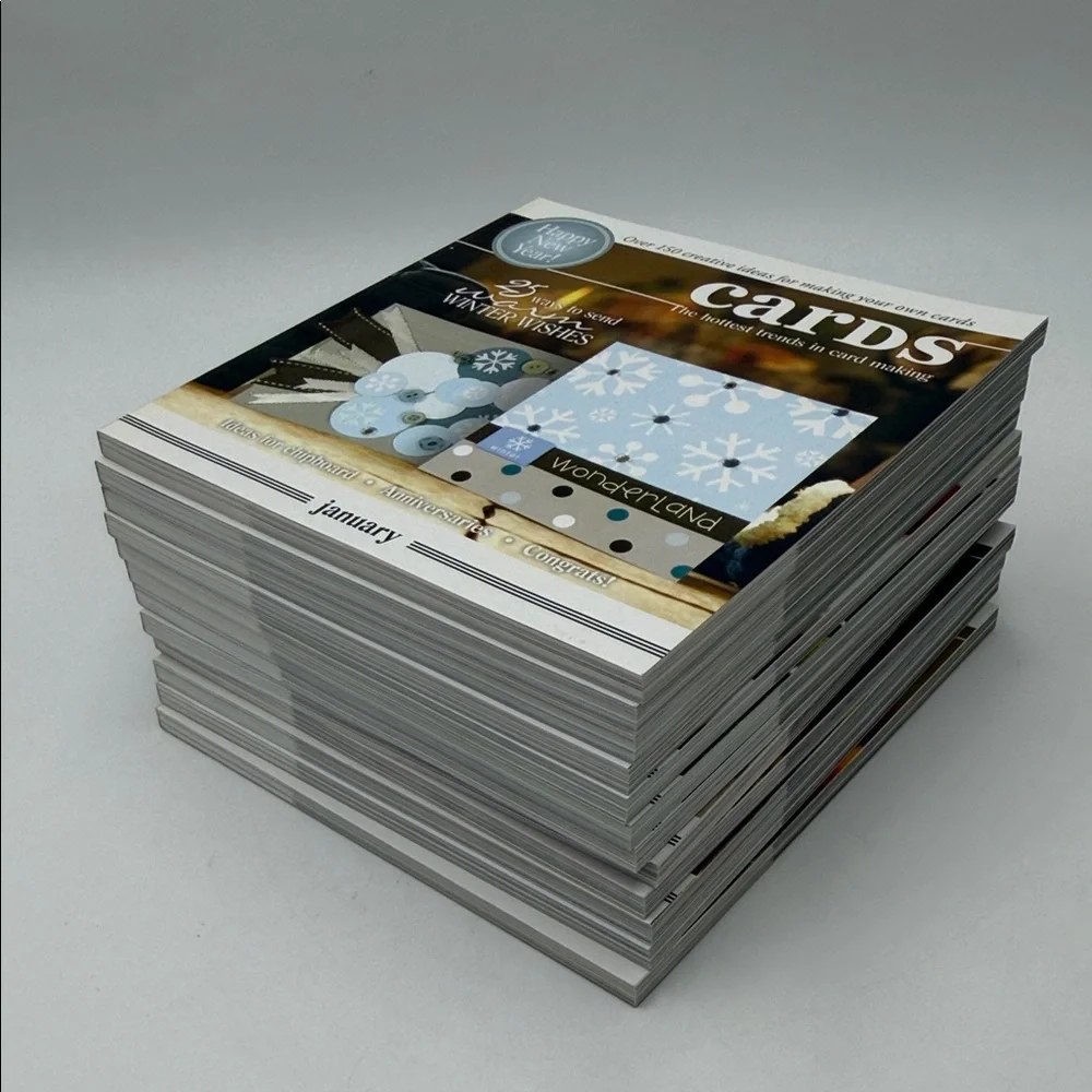 Card Magazine elegant brown